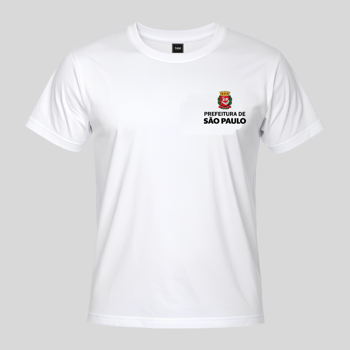 CAMISETA ESCOLAR PMSP UNIFORME GOLA BRANCA